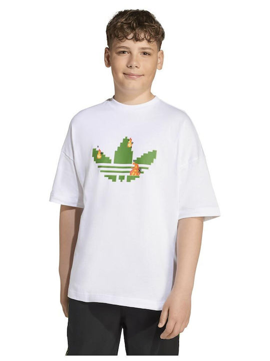 Tricou Pentru Copii Alb Minecraft Tee