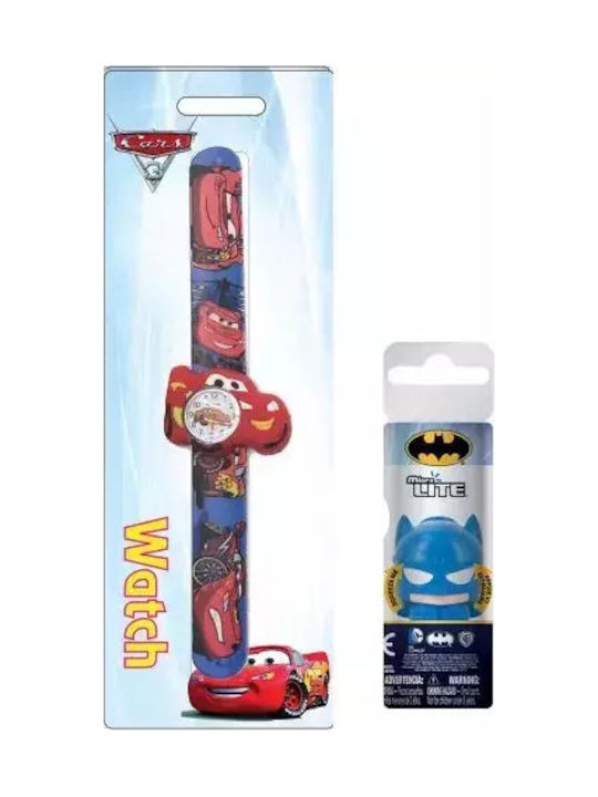 Cars Παιδικό Ρολόι 40mm Κόκκινο