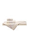 Anna Riska Σετ Πετσέτες Μπάνιου 3τμχ Ivory Βάρους 500gr/m²