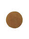 Viopros Bath Mat Cotton Round Lesli Terracotta Width 70cm