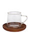 Iliadis Cup Coffee Glass Transparent