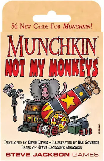 Настолна игра Munchkin Not My Monkeys за 3-6 играчи 10+ години (EN) Steve Jackson Games