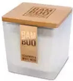 Heart & Home Αρωματικό Κερί Σόγιας Bamboo σε Βάζο Λευκό 210gr