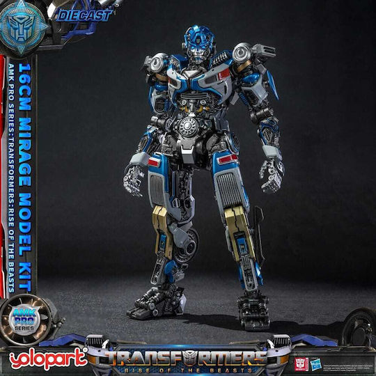 The Transformers Transformers Rise Of The Beasts Amk Pro Series Plastic Model Kit Mirage Oversee Version Action Figure 16cm