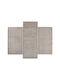 Polcarpet Modern Bedroom Rugs Set Vison 9999991329294 3pcs