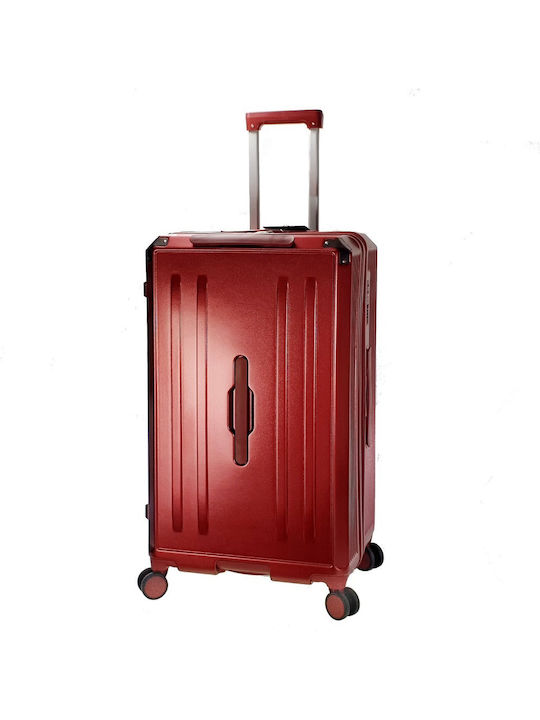 Forecast Großer Reisekoffer Weichschalen Red mit 4 Räder Höhe 75cm C879-28-Red