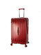 Forecast Großer Reisekoffer Weichschalen Red mit 4 Räder Höhe 75cm C879-28-Red