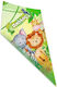 Jungle Animals Candy Cones 10pcs 20cm D1401 Bal-d1401-jungle-animals
