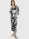 Dama Tesatura Pantaloni Black