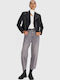 Hoch tailliert Damenjeans Gray