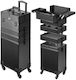 Vevor Metallic Cosmetic Case Black H74.5xW35.3xD25.3cm