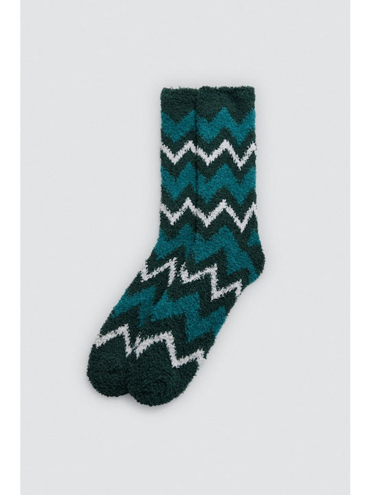 Ysabel Mora Herren Socken Green 1Pack