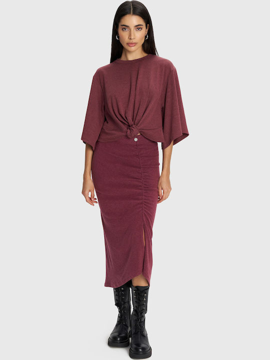 ALE - The Non Usual Casual Midi Пола Red