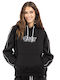 Women's Sweatshirt Hooded Black