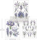 Decoupage Decor Transfer Prima Re-design Lavendelbund 28x21,5cm 3 Stück