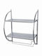 Wenko Wall Mounted Bathroom Shelf Metallic 45.5x54.5x26cm Silver