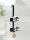 Wenko Wall Mounted Bathroom Shelf Metallic Gray