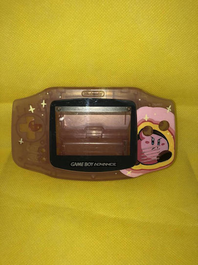 Carcasă Nintendo Gameboy Advance Kirby Pictată Manual