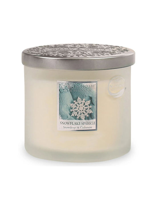 Heart & Home Soy Candle Double Wick in a White Jar 220g