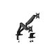 Serioux SRXA-MM97-C024E Stand Desk Mounted for 2 Monitors up to 32" with Arm Gray