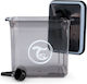 Twistshake Luftdichte Flasche 1700ml Schwarze Babyflaschen Zubehör 78622