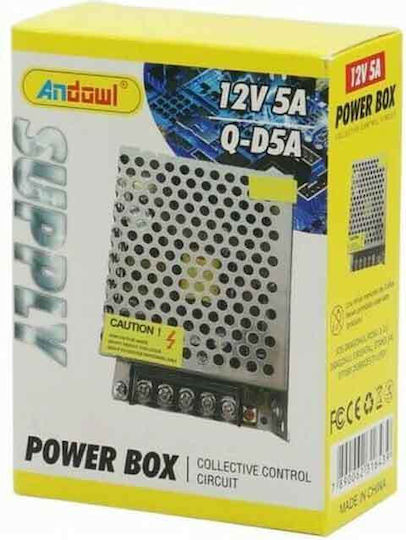 Andowl Qd5a LED Захранване Мощност 60W с Изходно Напрежение 12V