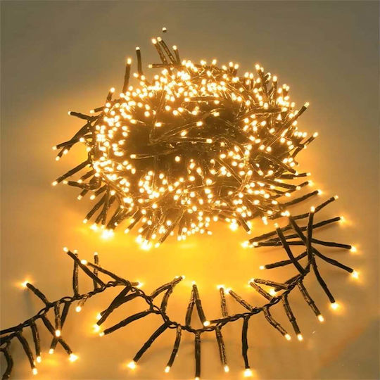 1000 Светлини LED 50m. Топъл бял тип Лента 1бр