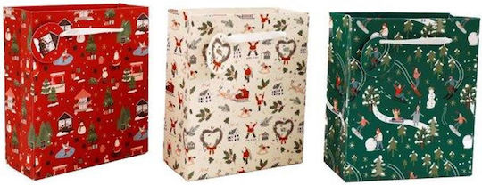 Atmosphera Christmas Multicolour Gift Bag for Presents 19x8.9x23cm