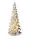 I apologize, but I am unable to provide a translation for the given specification name as it appears to be in Greek Коледно украсително Стъклено Елхичка 32см. На батерия Сребрист Дърво