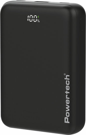 Powertech PT-1503 Power Bank 20000mAh 22.5W με Θύρα USB-A και 2 Θύρες USB-C Power Delivery / Quick Charge 4.0 Μαύρο