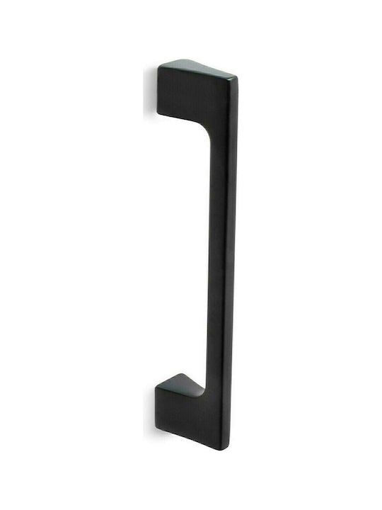 Convex Handle Furniture made of Metallic in Black Color 1177Ρ-160S19S19 1pcs