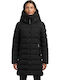 Women's Puffer Jacket for Winter Black