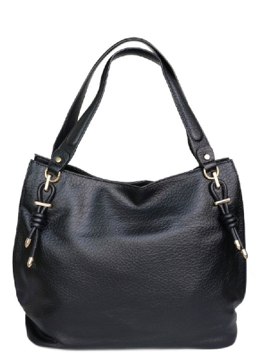 Leather Women's Bag Shoulder Black