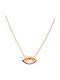 Fuchsia Eye Necklace