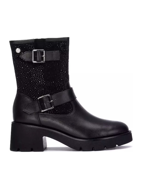 Vegan Stiefeletten Damen Schwarz