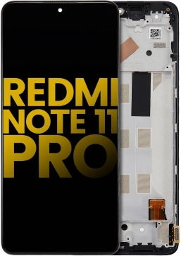 O ecran 4g Note cu Mecanism Tactil pentru Redmi Note 11 Pro Realme 11 Pro / 11 Pro+ (Negru)