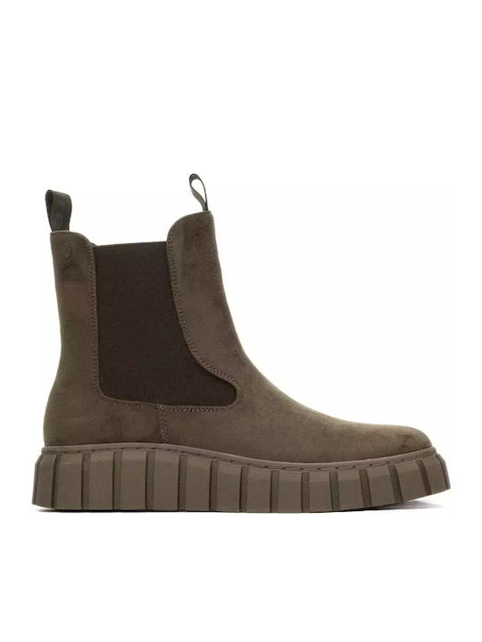 Refresh Stiefeletten Damen Khaki