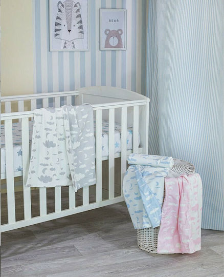 GM Home Κουβέρτα Αγκαλιάς & Λίκνου 75x100εκ.