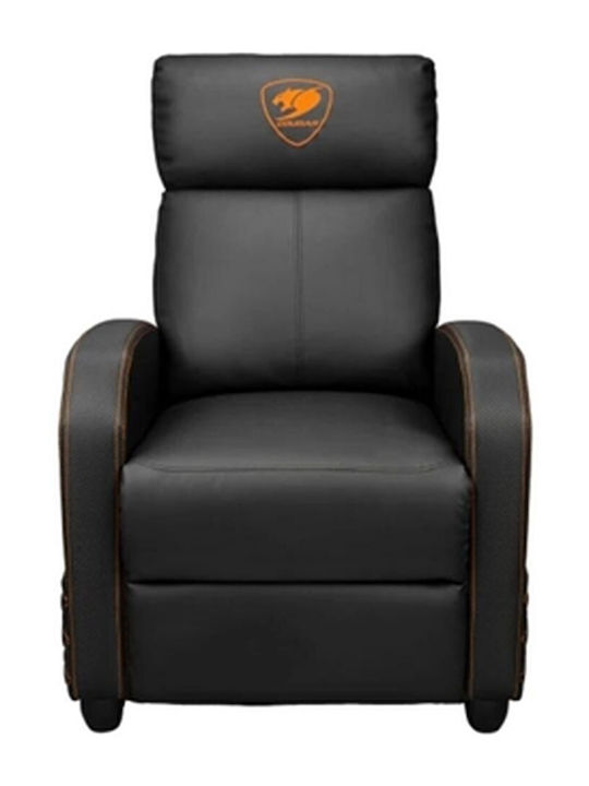 Cougar Ranger Elite Καρέκλα Gaming Δερματίνης με Υποπόδιο Μαύρη