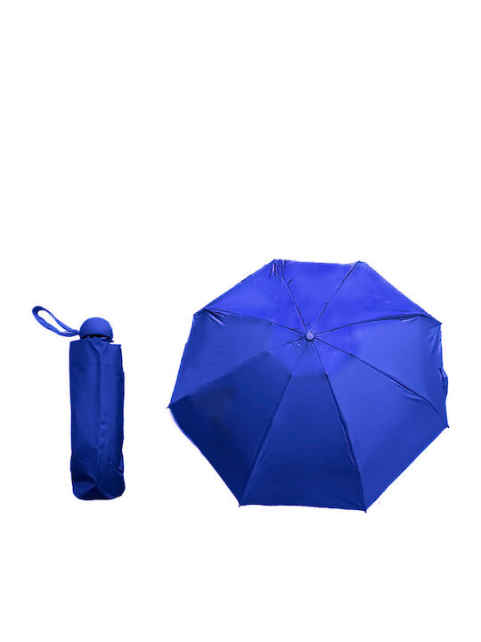 Rain Winddicht Regenschirm Kompakt Blau