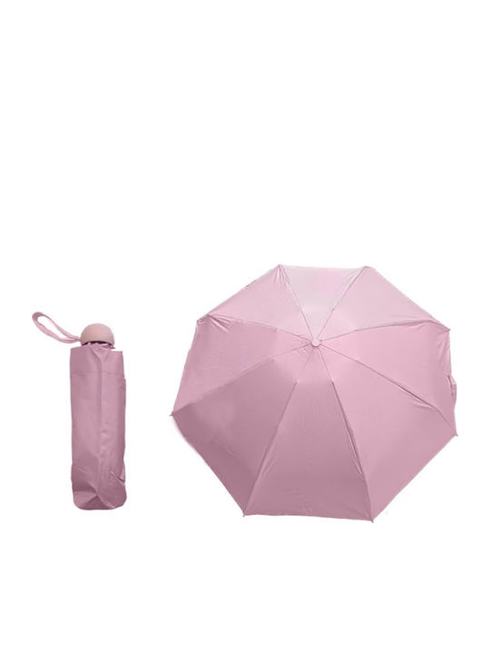 Rain Winddicht Regenschirm Kompakt Rosa