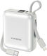 Foneng PX115 Mini Външна батерия 10000mAh 22.5W с USB-C порт Power Delivery / Quick Charge / PPS в златист цвят