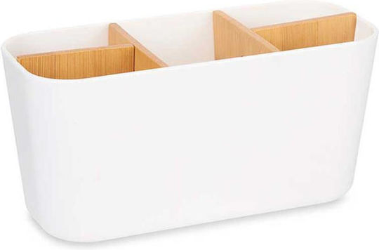 Atmosphera Holzregal / Küchenorganisationsständer Weiß 9x21x10cm