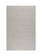 Tapicap Maki Kelim Rug Rectangular Wool Grey White