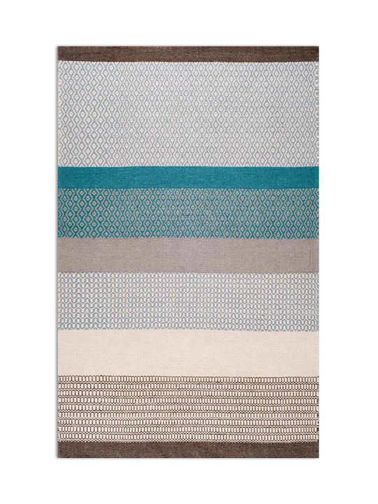 Tapicap Ios Woolen Kelim Χαλί Ορθογώνιο Μάλλινο Grey Brown 160x230cm