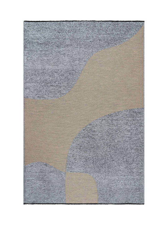 Madi Brook Rug Rectangular Cotton Beige Grey