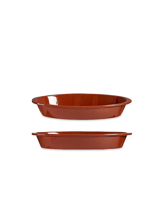 Atmosphera Oval Heat-Resistant Cookware Ceramic 45x27x6.5cm
