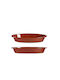 Atmosphera Oval Heat-Resistant Cookware Ceramic 45x27x6.5cm