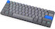 Endorfy Thock V2 Compact Wireless Wireless Gaming Mechanical Keyboard 60% with Gateron Yellow switches and RGB lighting (English US) Gray