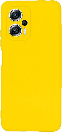Xiaomi Poco Umschlag Rückseite Silikon Gelb (Xiaomi Poco X4 GT)
